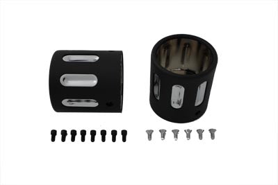 Wyatt Gatling Black Revolver Tip Set For 4 inch Muffler - 30-0845