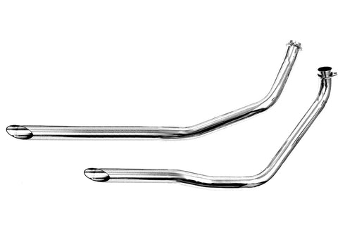 Paughco Drag Pipe Set Chrome - 30-0885
