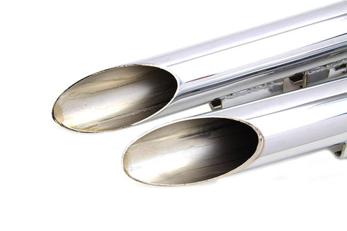 Paughco Drag Pipe Set Chrome - 30-0886