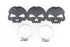 V-Twin Black Skull Heat Shield - 30-0888