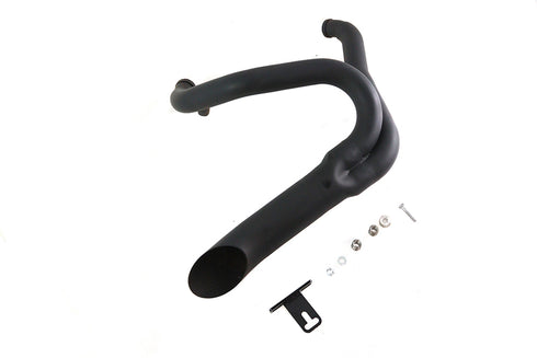 Wyatt Gatling Black Wyatt Gatling 2 into 1 Exhaust Pipe Header Kit - 30-0923