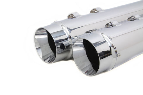 Wyatt Gatling Wyatt Gatling Megaphone Muffler Set Chrome - 30-0932