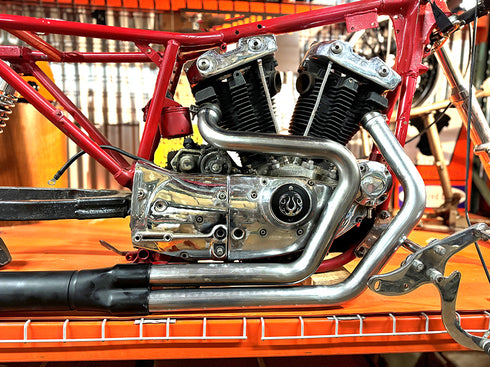 V-Twin Alphabet XL Exhaust Header Set Raw - 30-0938