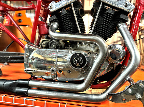 V-Twin Alphabet XL Exhaust Header Set Raw - 30-0938