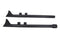 V-Twin M8 33 inch Straight Fishtail Exhaust Extension Set Black - 30-0973