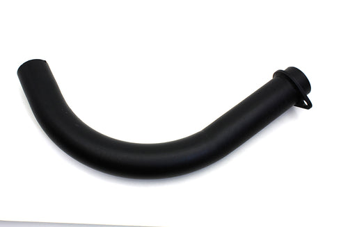 V-Twin Black Front Cylinder Exhaust Header Pipe - 30-0982