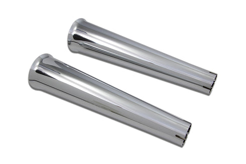 V-Twin Chrome Megaphone Tip Set - 30-0984