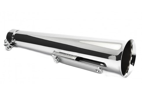 V-Twin Chrome Megaphone Widow Trust Muffler - 30-1025