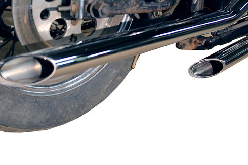 MCM MCM Illusion Drag Pipe Set Chrome - 30-1140