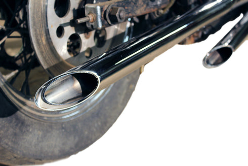 MCM MCM Illusion Drag Pipe Set Chrome - 30-1140