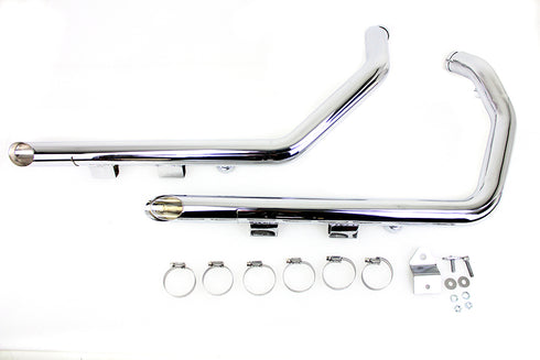 MCM MCM Illusion Drag Pipe Set Chrome - 30-1145