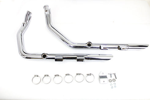 MCM MCM Illusion Drag Pipe Set Chrome - 30-1145