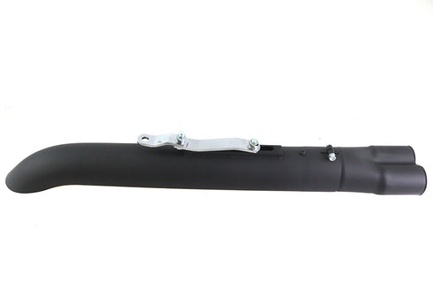 V-Twin 2:1 24 inch Collector Turn Out Muffler Black - 30-1252