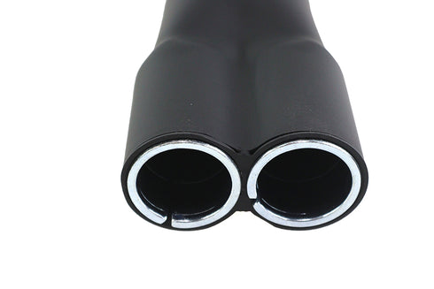 V-Twin 2:1 24 inch Collector Turn Out Muffler Black - 30-1252