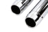 V-Twin Chrome Slip On Muffler Set With Chrome Tips - 30-1281