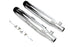 V-Twin Chrome Slip On Muffler Set With Black Tips - 30-1282