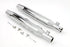 V-Twin Chrome Slip On Muffler Set - 30-1284