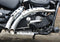 V-Twin Chrome Drag Pipe Set With Heat Shields - 30-1285