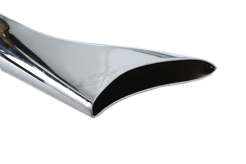 V-Twin 40 inch Straight Fishtail Exhaust Extension Set Chrome - 30-1287