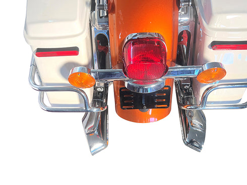 V-Twin Turn Out Muffler Set Classic 1967 Style Chrome - 30-1292