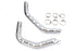 V-Twin Drilled Heat Shield Set Chrome - 30-1313