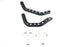 V-Twin Drilled Heat Shield Set Black - 30-1314