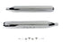 V-Twin 4 inch Muffler Set with Chrome Long Type Tapered End Tips - 30-1413