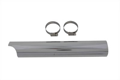 V-Twin Chrome 14 inch Lower Y Exhaust Heat Shield - 30-1562