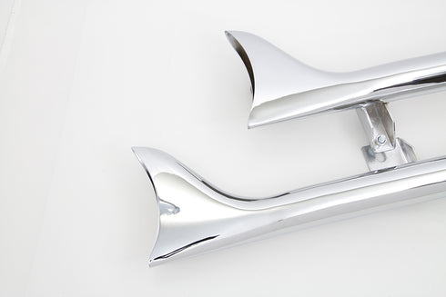 V-Twin Indian Straight Fishtail Set Chrome - 30-1761