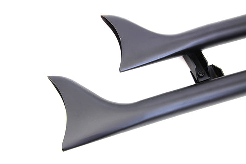 V-Twin Indian Straight Fishtail Set Black - 30-1762