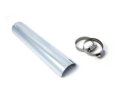 V-Twin 12 inch Exhaust Heat Shield Chrome - 30-1765
