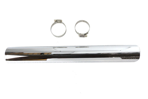 V-Twin 18 inch Exhaust Heat Shield Chrome - 30-1766