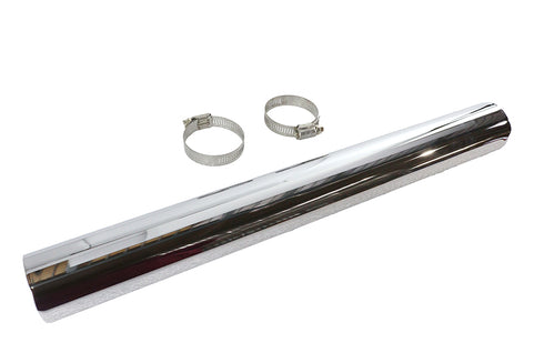 V-Twin 18 inch Exhaust Heat Shield Chrome - 30-1766