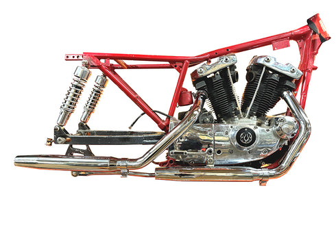 V-Twin Tapered Muffler Exhaust Kit Chrome - 30-1767