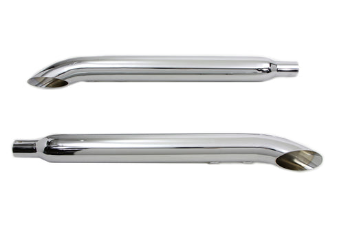 V-Twin Glide Muffler Set Chrome - 30-1874