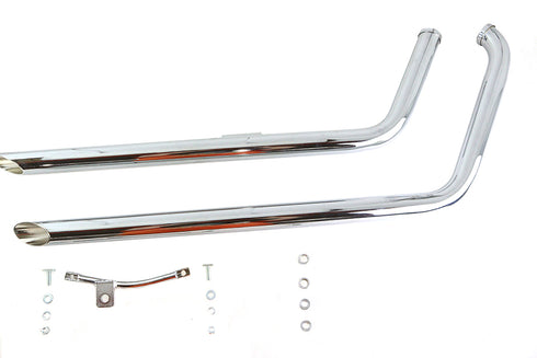 Paughco 40 inch Shotgun Exhaust Drag Pipe Set - 30-1878