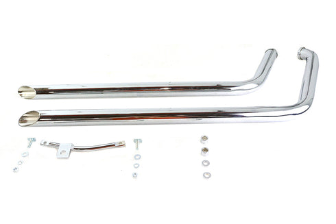 Paughco 40 inch Shotgun Exhaust Drag Pipe Set - 30-1878