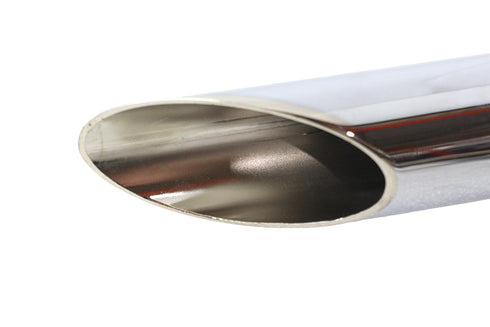 Paughco 40 inch Shotgun Exhaust Drag Pipe Set Slash Cut Style - 30-1879