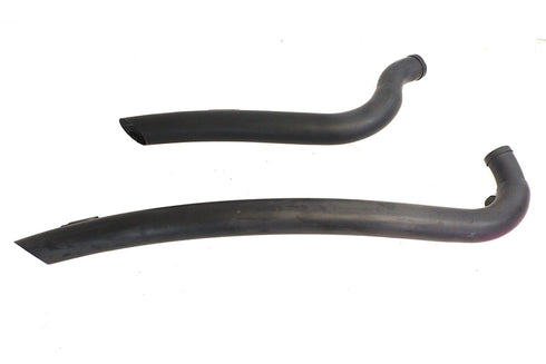 V-Twin Factory Sample Curved Radius 2 inch Drag Pipe Set Black - 30-2452