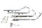 V-Twin Factory Sample MCM Illusion Drag Pipe Set Chrome - 30-2453