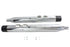 V-Twin Factory Sample Chrome Touring Style Muffler Set - 30-2455