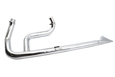 V-Twin Factory Sample Wyatt Gatling 2:1 Fishtail Exhaust Header - 30-2458