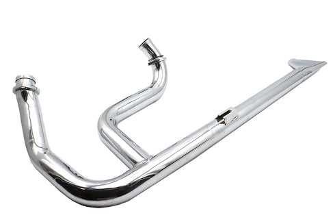 V-Twin Factory Sample Wyatt Gatling 2:1 Fishtail Exhaust Header - 30-2458