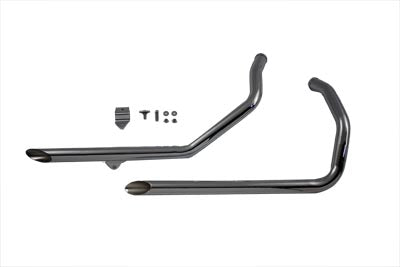 Wyatt Gatling Wyatt Gatling Exhaust Drag Pipe Set Slash Cut Ends - 30-3012