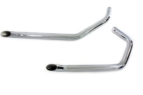 V-Twin Wyatt Gatling Exhaust Drag Pipe Set Goose - 30-3018