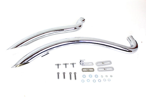 V-Twin Curved Radius Exhaust Header Set - 30-3034