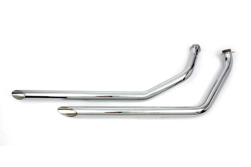 MCM Factory Sample MCM Exhaust Drag Pipe Set Slash Cut - 30-3036