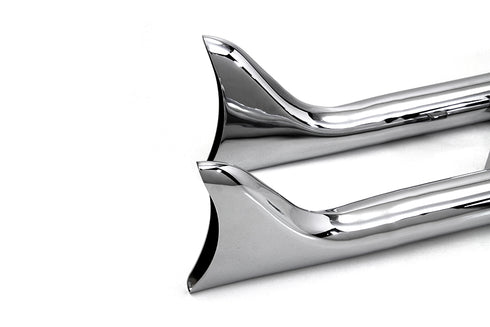 V-Twin Indian Straight Fishtail Set Chrome - 30-3049