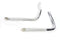 Paughco Exhaust Drag Pipe Set Slash Cut - 30-3120