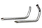 Paughco Exhaust Drag Pipe Set Slash Cut Ends - 30-3125